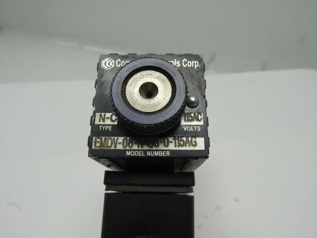 Command Corp EMDV-08-C8 2 Pos. Solenoid Valve NC Pilot OP. Poppet 115V With Plug