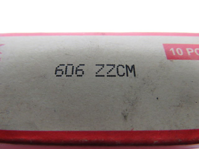KYK 606 ZZCM Miniature Single Row Ball Bearing Metric Metal Shields Box of 10