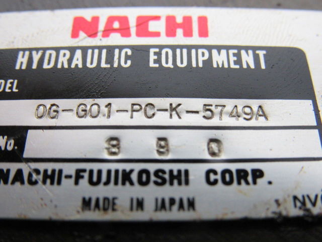 Nachi 0G-G01-PC-K-5749A Hydraulic Pressure Reducing Modular Valve