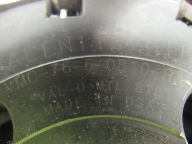 Valenite VMC-76-6-0810 R 8T0 8" Shoulder Mill Cutter 45° 2.500" Arbor