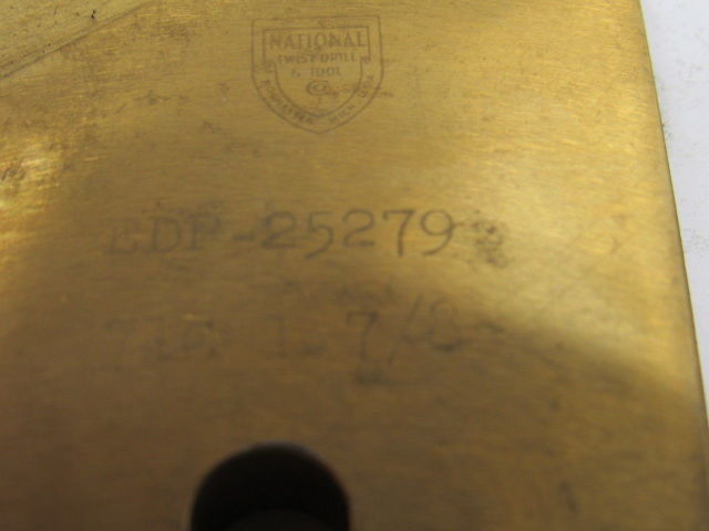 National Twist Drill EDP-25279 1-7/8" Spade Drill Insert Tin Coated