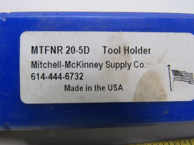 MTFNR 20-5D Steel Tool Holder to Hold a Negative TNMG 543 1.25" X 6" Shank