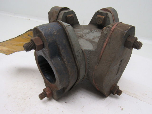 GG-440A Abrasive Line Pipe Cross W/2 Bolt Flange 2"-12 Threads