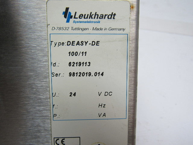 Leukhardt 100/11 6219113 Type DEASY-DE PLC Controller