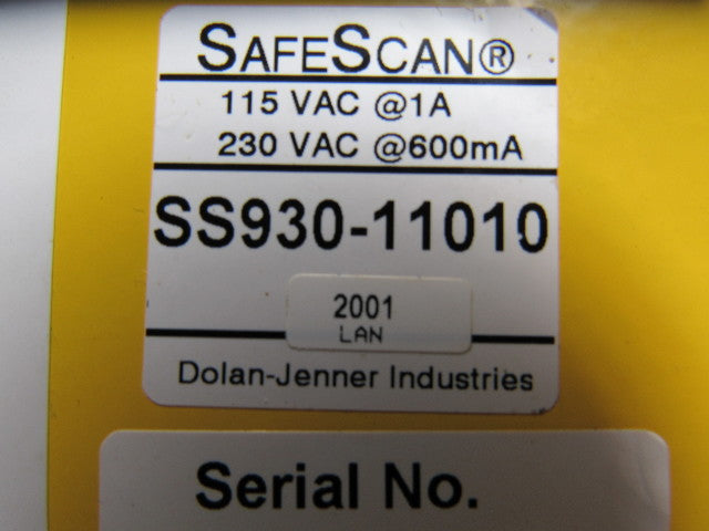 Dolan Jenner Industries SafeScan 9 SS930-11010 Light Curtain Control Box