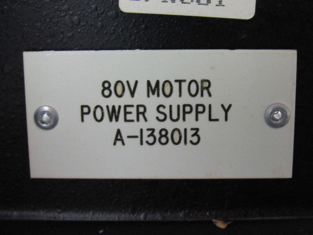 MPC II A-138013 Control System 80V Motor Power Supply Landis Grinder Repair Part