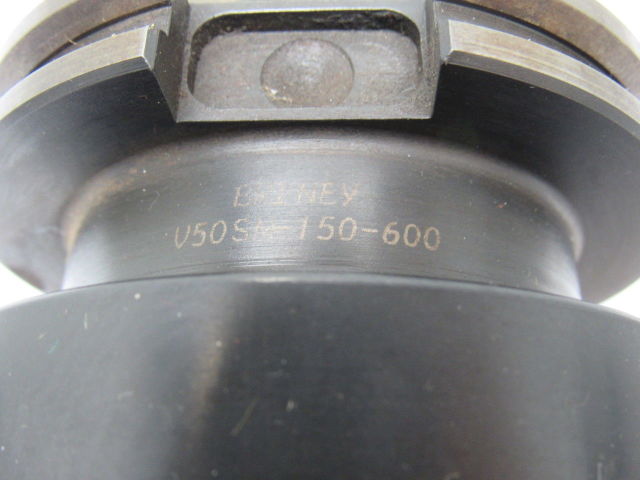 Briney V50SM-125-600 CAT 50 Taper Shell Mill Adapter 6" Projection