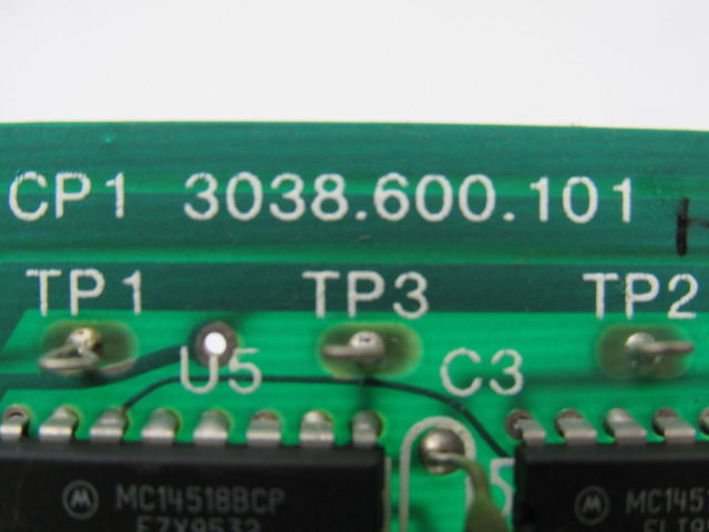 CP1 3038.600.101 Printed Circuit Board LED Indicators On Board Switches
