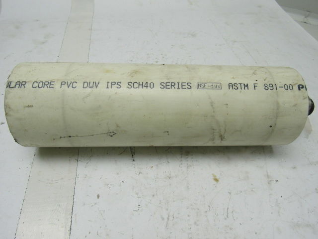 Conveyor Side Guide Roller 11"L x 3-1/2" Dia PVC Plastic