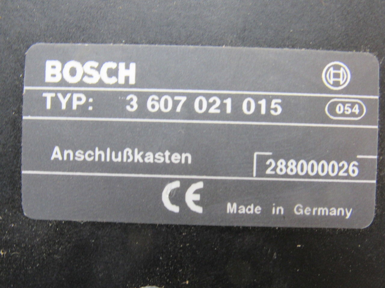 Bosch 3607021015 Suppression Module