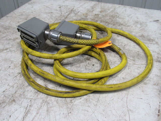 TCP Harting 16Awg 60 Conductor 16/60 Cable W/ 48 Pin Connectors 21' Long