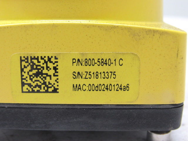 Cognex 800-5840-1C Insight 5000 24VDC 27x0.5 B&W Camera Scanner MAC00d0240124a6