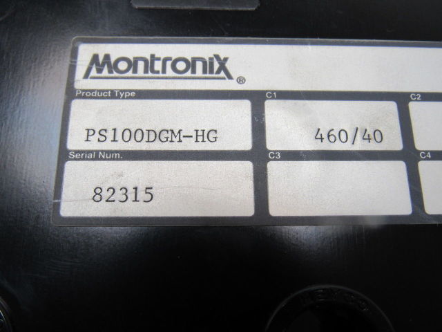 Montronix PS100DGM-HG Power Supply Module 460V 30A