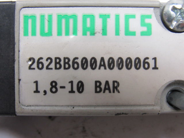 Numatics 262BB600A000061134393 Pneumatic Air Valve 24VDC