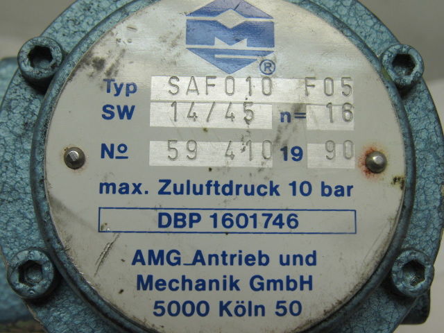 AMG SAF010 F05 Pneumatic Actuator Double Acting 3/4" NPT