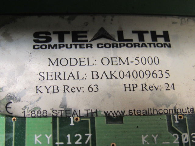 Stealth Computer OEM-5000 Industrial Keyboard Rubber Overlay Spill Proof
