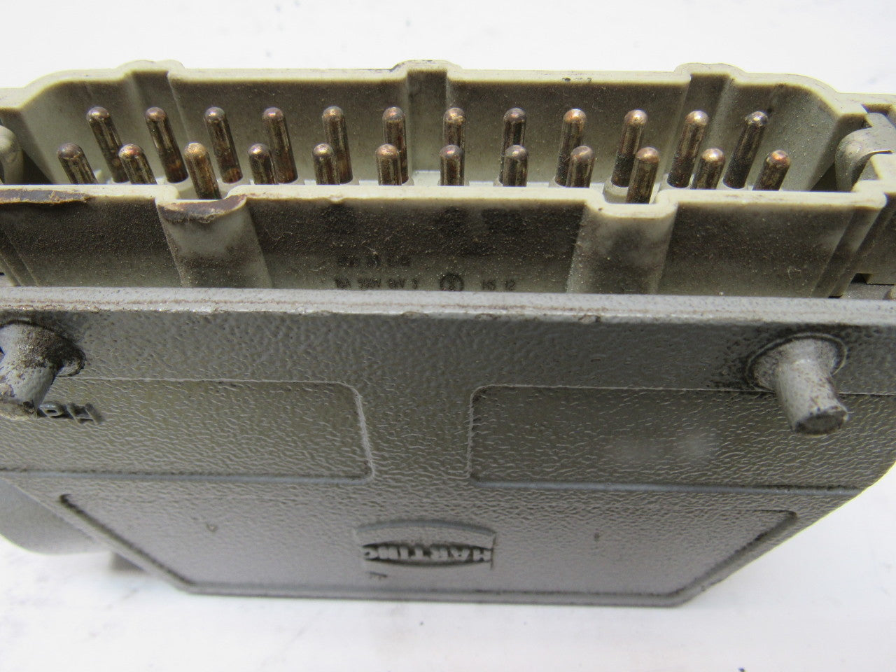 Harting HS12 24Pin 16A 380V Male Female Hinge Lock Cable Plug Ends W/Gasket