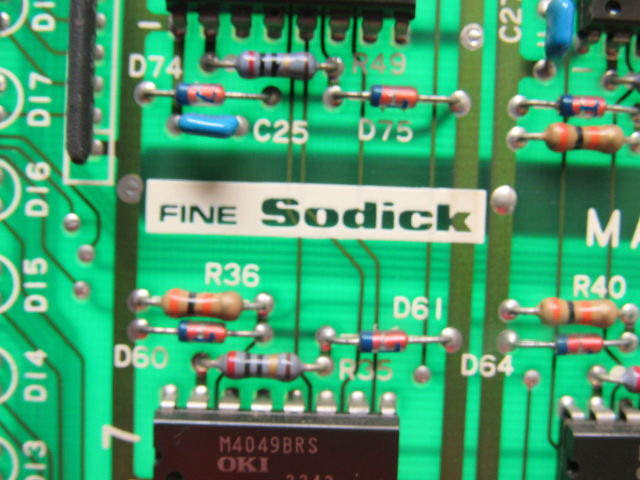 Sodick MDR-00IB PLC Circuit Board Card From Fine Sodick FS-A4F