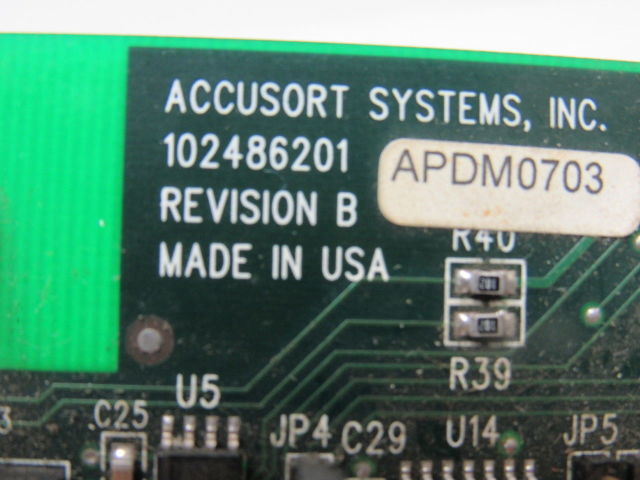 Accu-Sort ADPM0703 102486201 Ethernet Serial Port Communication Card