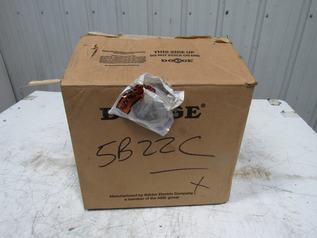 Dodge 17A15L14 15:1 Ratio 1750RPM 1.270Hp Input 117RPM Out C-Face Gear Reducer