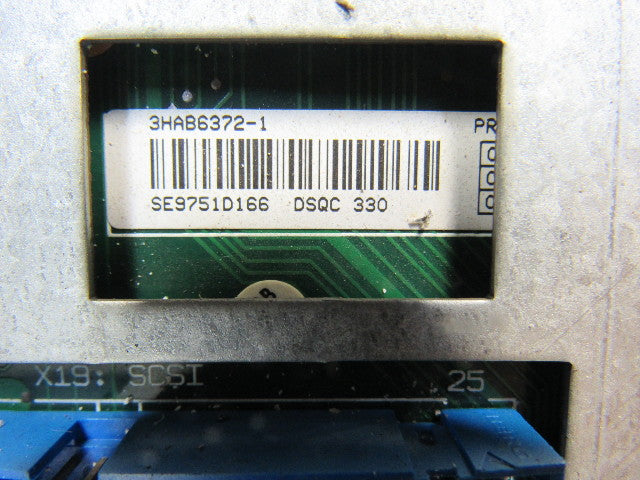 ABB Robotics 3HAB6372-1 DSQC330 Back Plane Slot Rack