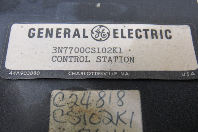 General Electric 3N7700CS102K1 Control Station Warner Swasey CNC