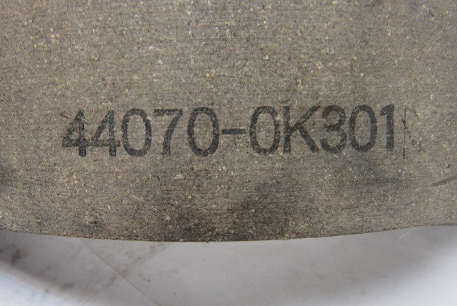 Akebono 44070-0K301 Nissan Forklift Brake Shoe Left Hand