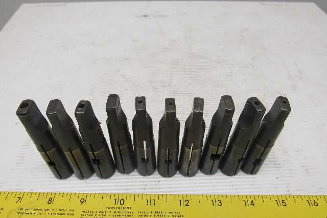 Collis Misc. Lot Reducing Sleeve Adapter #2 Morse 3/8", 7/16" 5/8" Lot Of 10