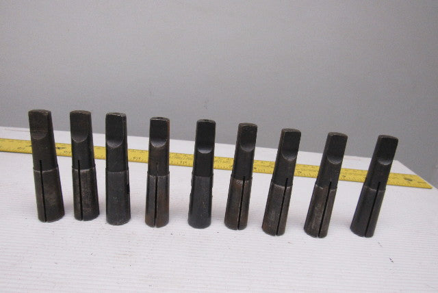 Collis Misc. Lot Reducing Sleeve Adapter #2 Morse 3/8" 11mm 9/16" Lot Of 9