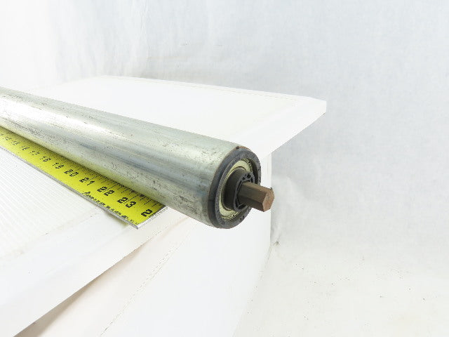 Dematic 1.9" OD 20-1/8" BF 30-1/2" OAL Gravity Conveyor Roller