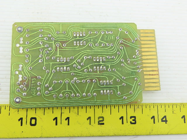 Gettys 11-0092-06 PCB Circuit Board Card