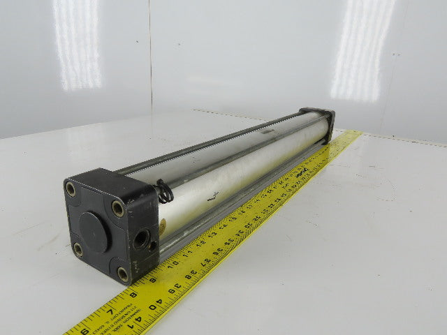 Schrader Bellows Stainless Steel Shaft 80MM Bore 635MM Stroke Pneumatic Cylinder
