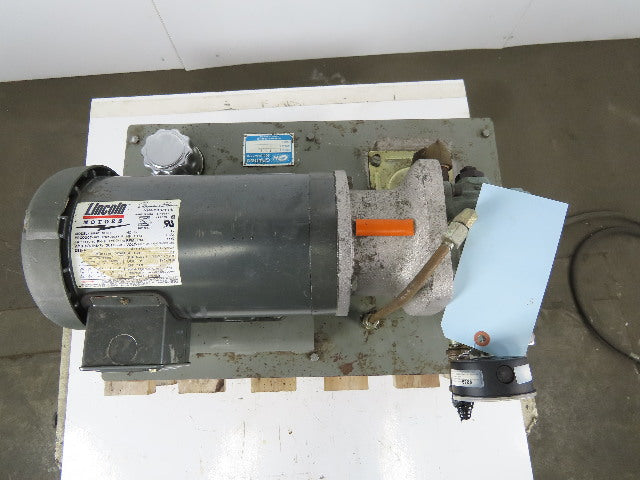 Graham T10L 1-1/2Hp 3Ph 230/460V 50 L Capacity Hydraulic Power Unit