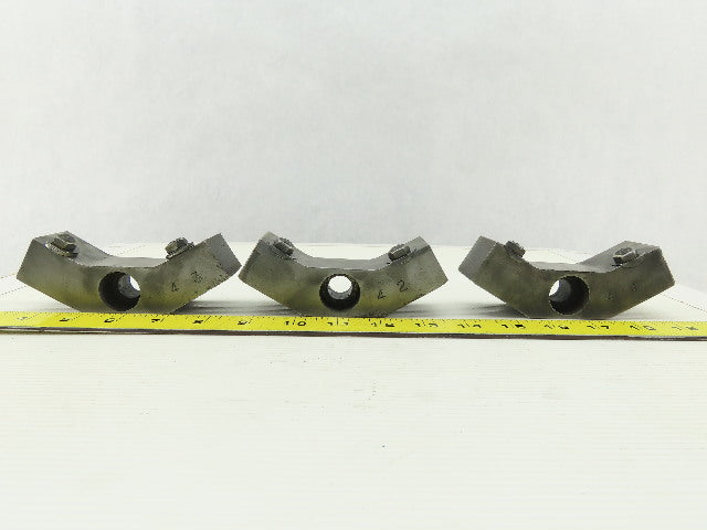 Custom 5.57" Diameter OD Round Stock Lathe 3 Piece Jaw For 8" Chuck