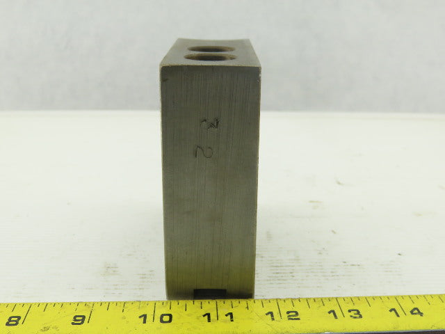 Dillon KW8HP Serrated 1.5mm x 60° Soft Steel Lathe 8" Chuck Jaw Lot Of 2