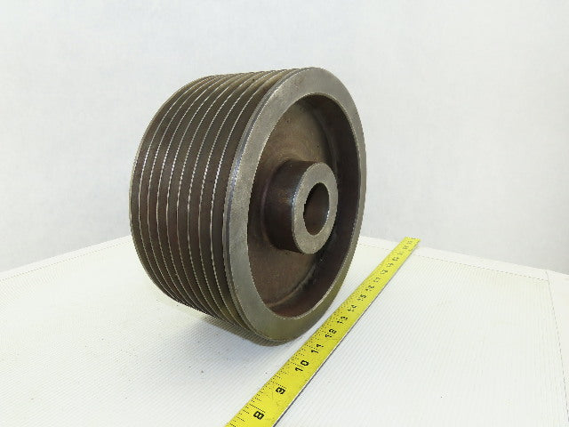 8-13/16" OD 9 Groove 3V Type Belt Pulley Sheave 1-3/8" Bore