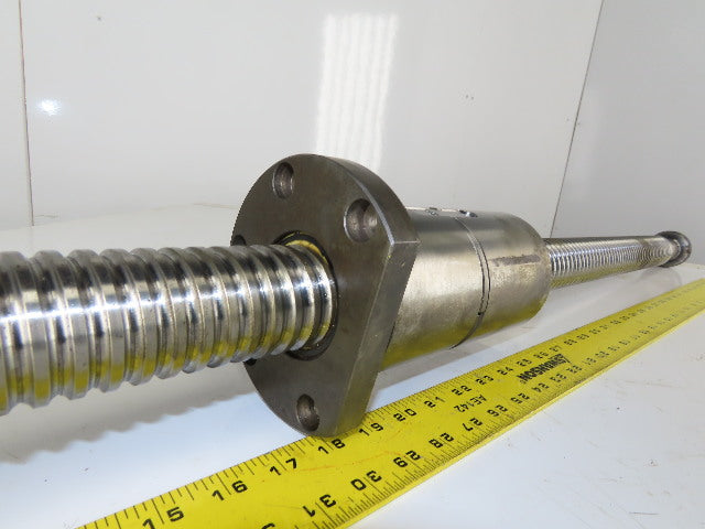 THK 30133 50mm Ball Screw 10mm Lead 2 T/I Ball Nut 850mm Travel 52-1/4" OAL