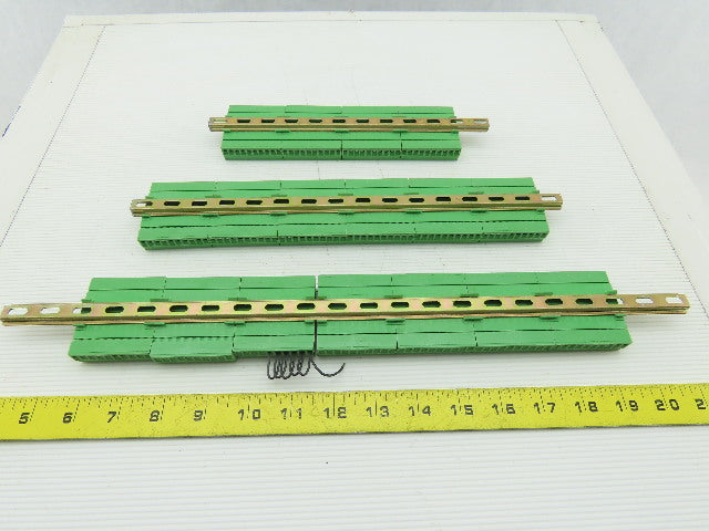 Phoenix Contact MSTBH 1.5 10 Point Wire Terminal Block For 15mm Rail Lot Of 17