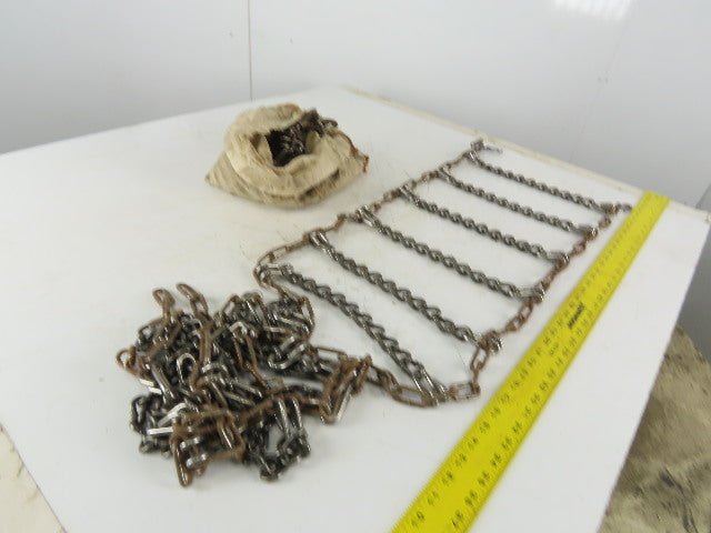 Weed Stock No 2215 13" x 74" Snow Traction Tire Chain Set of 2
