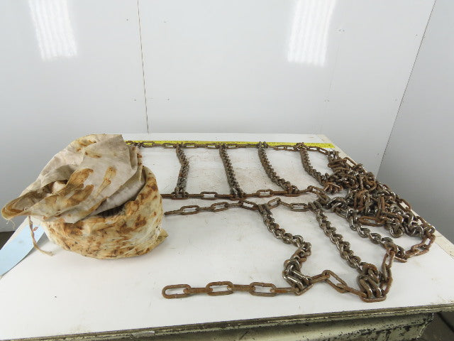 16" x 104" Snow Traction Tire Chain Set of 2