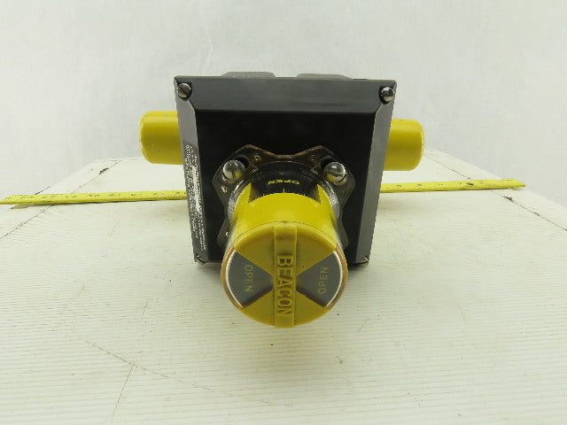 Hytork Pneumatic Actuator W/Accutrak Dual Display Monitor 1/4"NPT