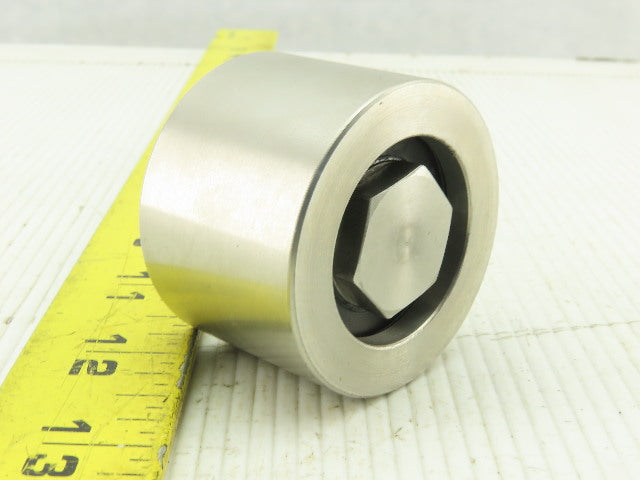 1-3/4" OD x 1.2000" Wide Heavy Steel Cam Roller 3/8-24 Stud