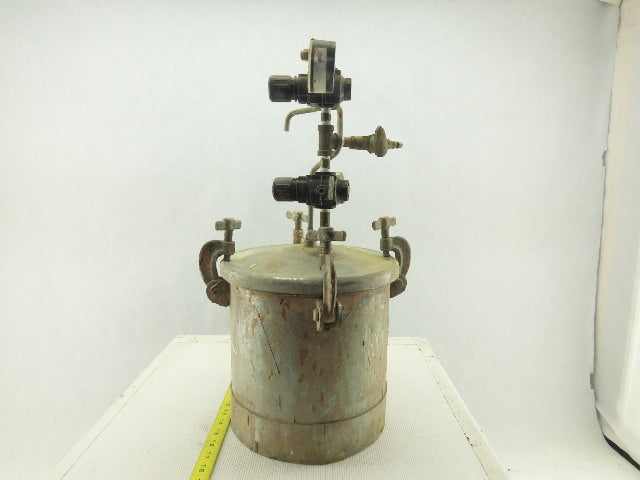 2.8 Gal 80 PSI Zinc Coated Steel Paint Pressure Tank Pot