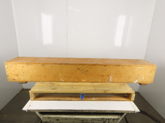 6.5" OD x 56" Face Width Straightener Unwinder Idler Roller 66-1/2" OAL