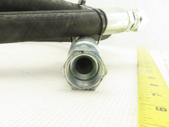 Alfagomma N853 2SN 3/4" High Pressure Hose 3120PSI Fittings -12 3/4" 14TPI