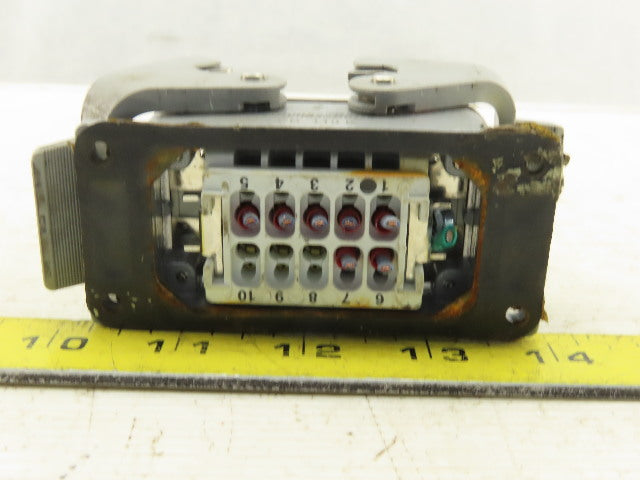 Thomas & Betts PB110E Lever Lock Electrical Base Connector 10 Pin Insert