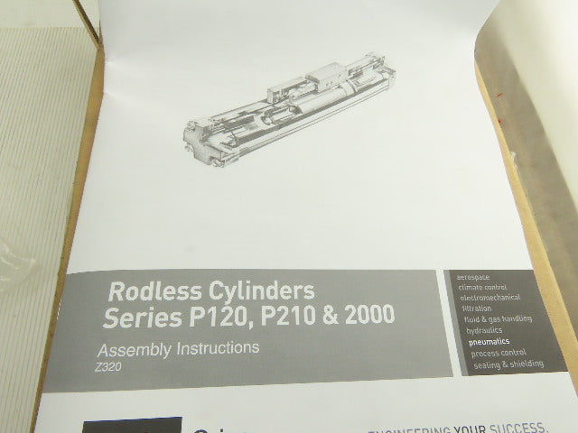 Parker Oringa SP125-B-SX650MM 5811FIL Linear Actuator Rebuild Kit