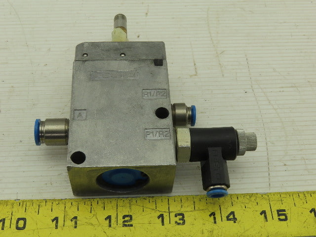 Festo 7876 MOFH-3-1/4 3/2 Closed Solenoid Valve Body