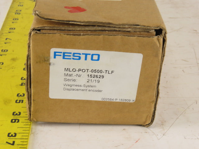 Festo MLO-POT-0500-TLF Analog Displacement Encoder Linear Potentiometer 500mm