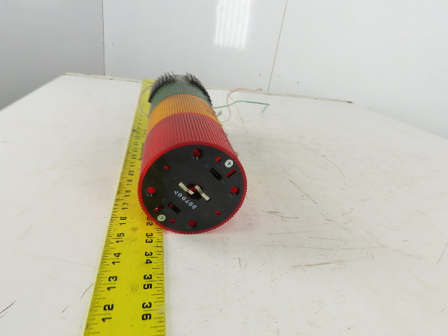 Federal Signal Model LSB Litestak 24V 3 Light Stack Tower Red Amber Green No Cap